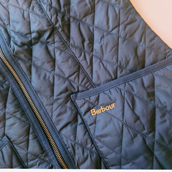Barbour Betty Liner Interactive  Navy Blue NWT - Picture 7 of 8